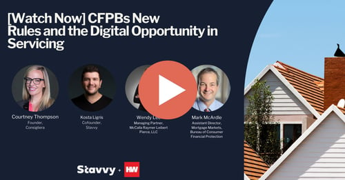 Screenshot of the On-demand Webinar CFPBs New Rules and the Digital Opportunity in Servicing
