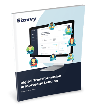 Cover graphic of the Digital Transformation in Mortgage Lending white paper